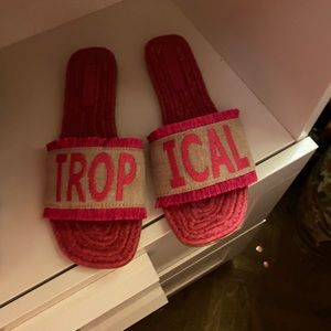 Straw sandals from ASOS